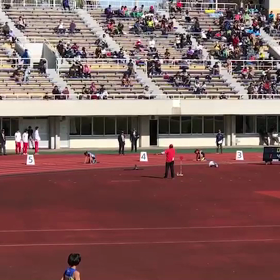 チャレンジカップ女子リレー１組目の画像