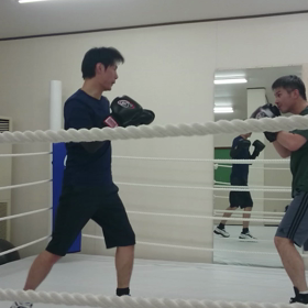 本日のメインイベントは京都産業大学ボクシング部出身の会員さんと高校教師の会員さんでした！の画像