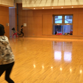 レッスン前の光景の画像