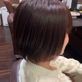 8レッドブラウン＋イヤリングカラー。の画像