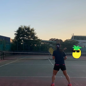 バックハンド☆の画像