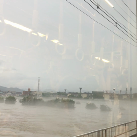 桂川の状況（７月６日）の画像