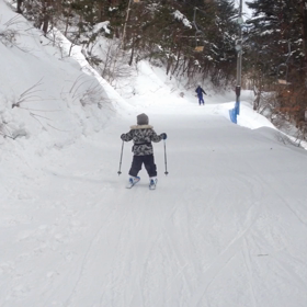 スキー出来たよ！の画像