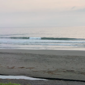 6月27日千葉北、東浪見の朝の波の画像