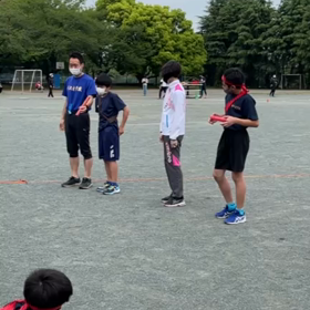 4月23日 10色リレー 優勝インタビューの画像