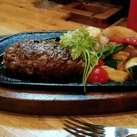 蝦夷鹿100パーセントのハンバーグ♡の画像