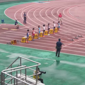 ５年女子100mB決勝 (北田さん)の画像