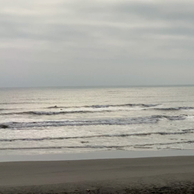 11月1日千葉北、東浪見の朝の波の画像