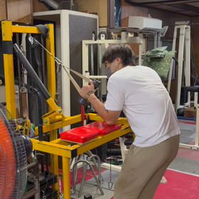 東口君14日連続のトレーニングの画像