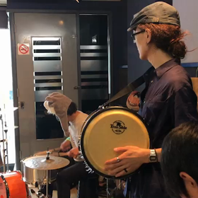 初心者ドラマーと初心者セッション会の画像