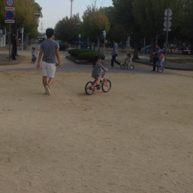 駒無し自転車の画像