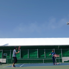 ふたりで練習の画像