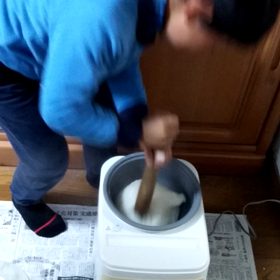 お餅つき~ー&大掃除~ーの画像