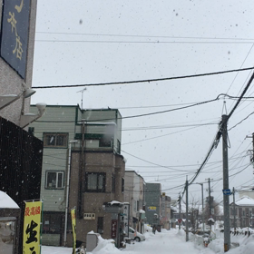 小樽の雪の画像