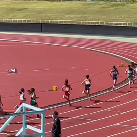 ６年女子600m １組目②の画像