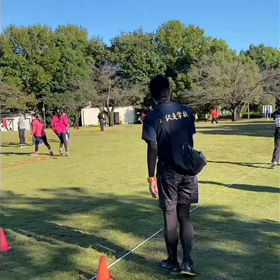 走り幅跳び 招集前練習の画像