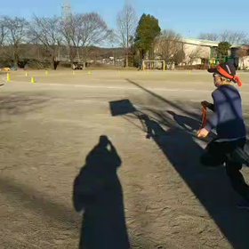 レース前　襷練習①の画像