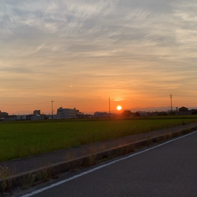 1分半の朝日浴の画像