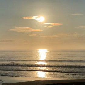 7月24日千葉北、東浪見の朝の波の画像