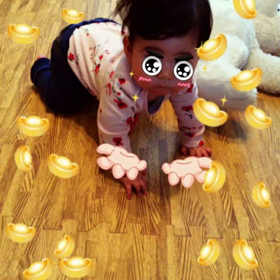 アプリでイタズラの画像