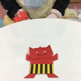 リボンちゃんの節分、顔編の画像