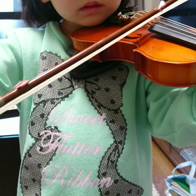娘バイオリン 音階練習 動画の画像