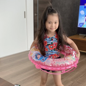 泳ぐ練習☺︎の画像