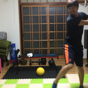 野球トレーニングの画像