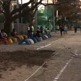 川越小練習(走り幅跳び)砂場③の画像