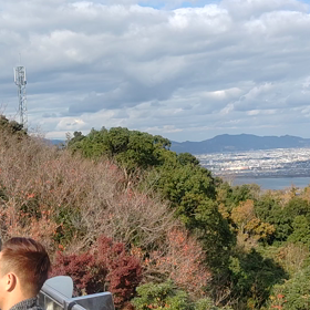 眉山ロープウェイからの徳島市内一望の画像