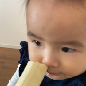 10月☆1歳　バナナの画像