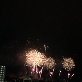 土浦花火大会の動画の画像