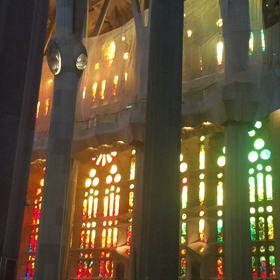 ❤️サグラダファミリア内部❤️の画像