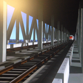 在来線と新幹線を両方走らせるの画像