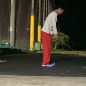 フェードスイングを作るための素振りの画像