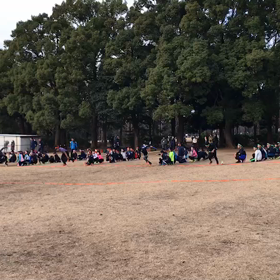 10色対抗リレー スタートの画像