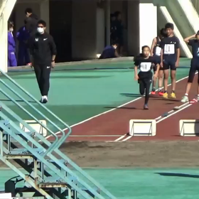 走り幅跳び 練習跳躍②の画像