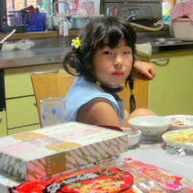 さえりんの❤️ご❗ゴ❗ごはんを食べるかな❓パジャマｄｅおじゃまのさえりん❤️の画像