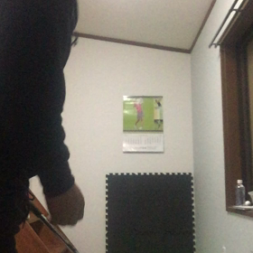 目指せ80切り14日ゴルフスイング動画の画像