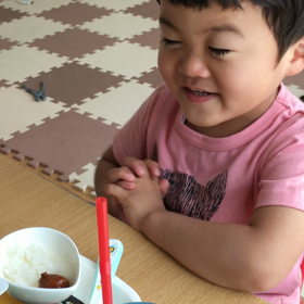 短冊・朝ご飯前のお祈りの歌の画像