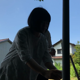 ・蝉しぐれの中の画像