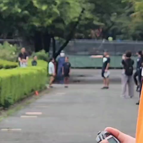 リレー選考会　ゴール付近⑯の画像