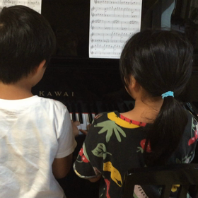 お互いの音を意識しての画像