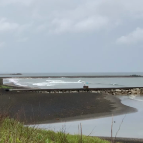 7月4日千葉北、東浪見の朝の波の画像