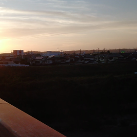 たそがれの飛行の画像