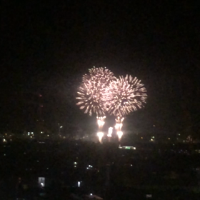 今年最初の花火大会の画像