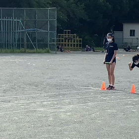 女子リレー練習④の画像