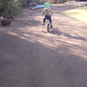 補助輪自転車～♡の画像