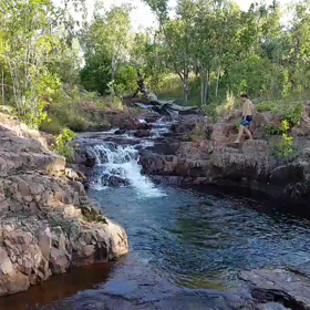 Buley Rockhole ではしゃいだ動画の画像