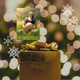 骨盤ケア施術中にの画像